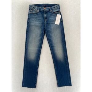 Fidelity Denim Stevie Skinny Jeans Women's 26 Brittany Wash Blue Stretch Denim‎